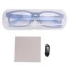Lightweight 160mAh Lithium-ion Smart Glasses with Long-lasting Blue Light Filtering, 4 Hours Playtime and 5 Hours Talktime, Includes Glasses Case