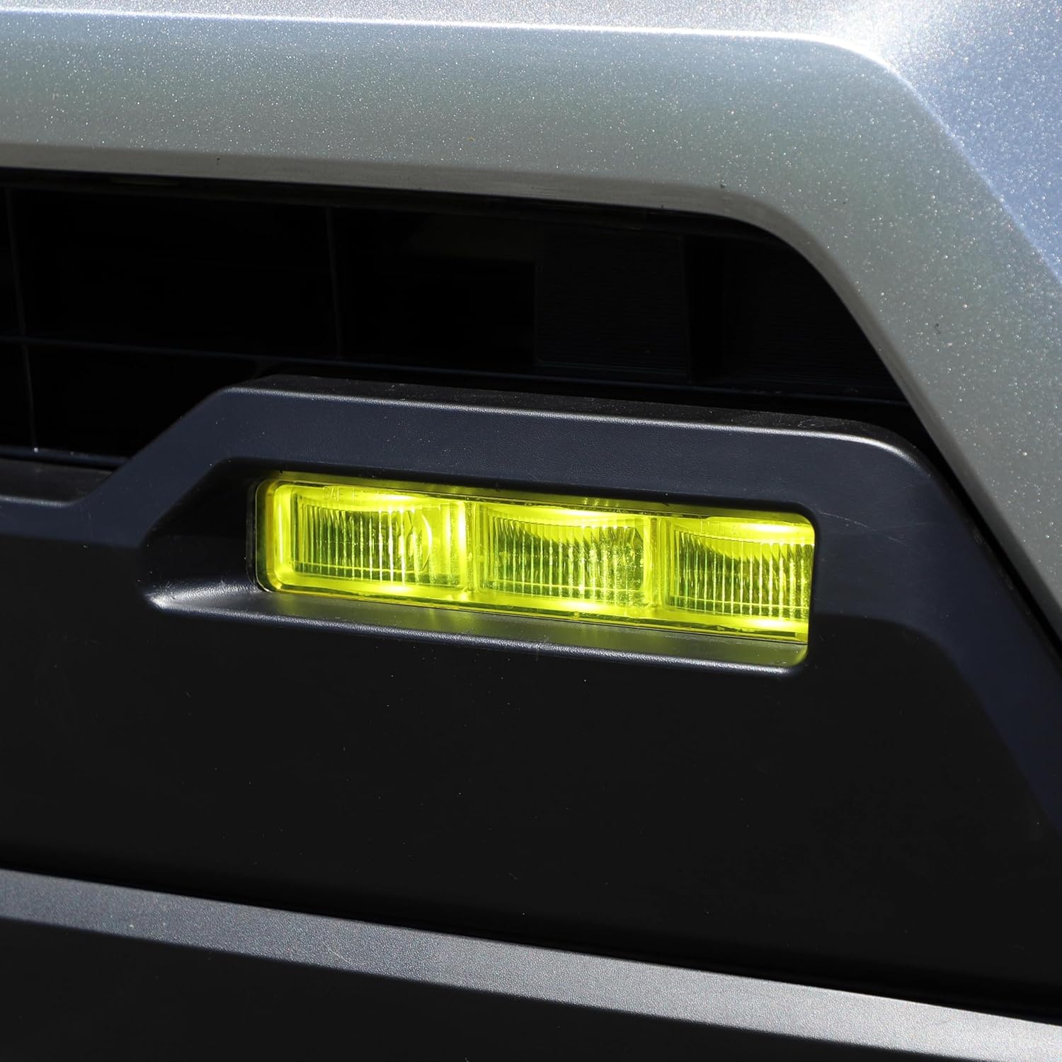 

Fog Light Yellow Tinted Cover Trim Compatible with Toyota Tacoma 2024 2025 2026, Car Exterior Decoration Accessories (ABS) Vinly