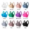 Breathable Wireless Sports Bra for Small Bust - Full Cup, Large Size, Ideal for Fitness, Running, and Yoga.