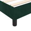 Box Spring Bed Frame Dark Green 90 x 190 cm Velvet