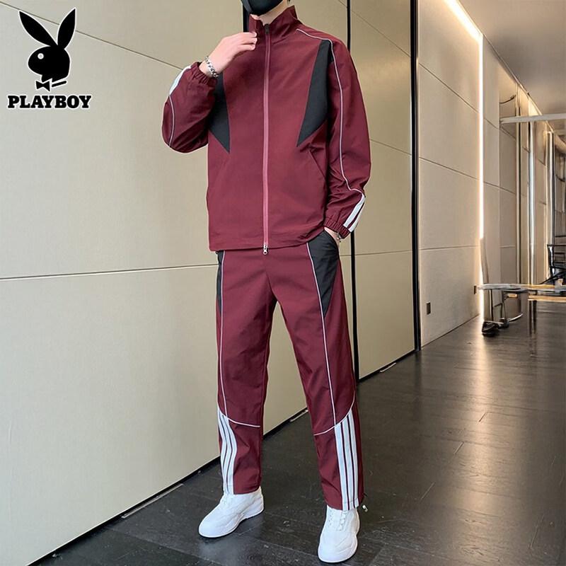 

Мужской спортивный костюм PLAYBOY с цветовыми блоками для активного отдыха M