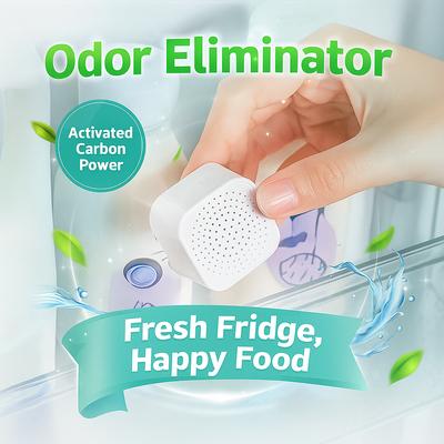 6/12 pezzi deodorante per frigorifero adesivo carbone attivo cucina dispensa frigorifero congelatore eliminatore di odori assorbitore scatola
