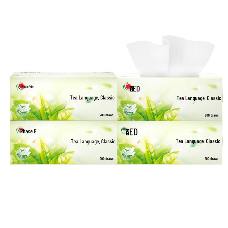 Mind Act Upon Mind Tea Whisper Boxed Facial Tissues