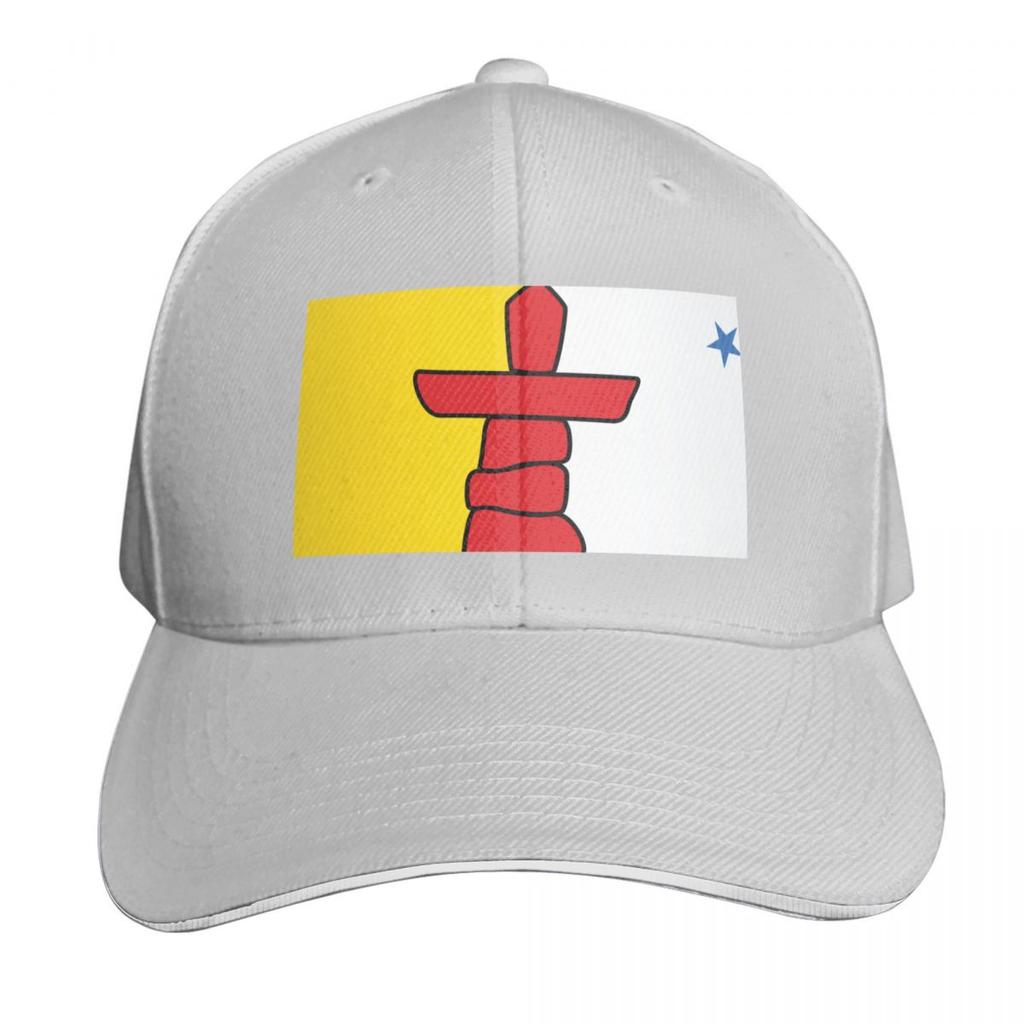 The Nunavut Flag Nunavut Canada Baseball Cap Unisexs Big Size Hat Birthday Icon Hat Beach Womens Unisexs