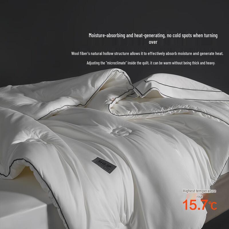 

Mercury Home Textiles Australian Lamb Wool Quilt