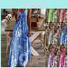 Women's Oversized Floral Printed Sleeveless Maxi Dress For Summer Holidays