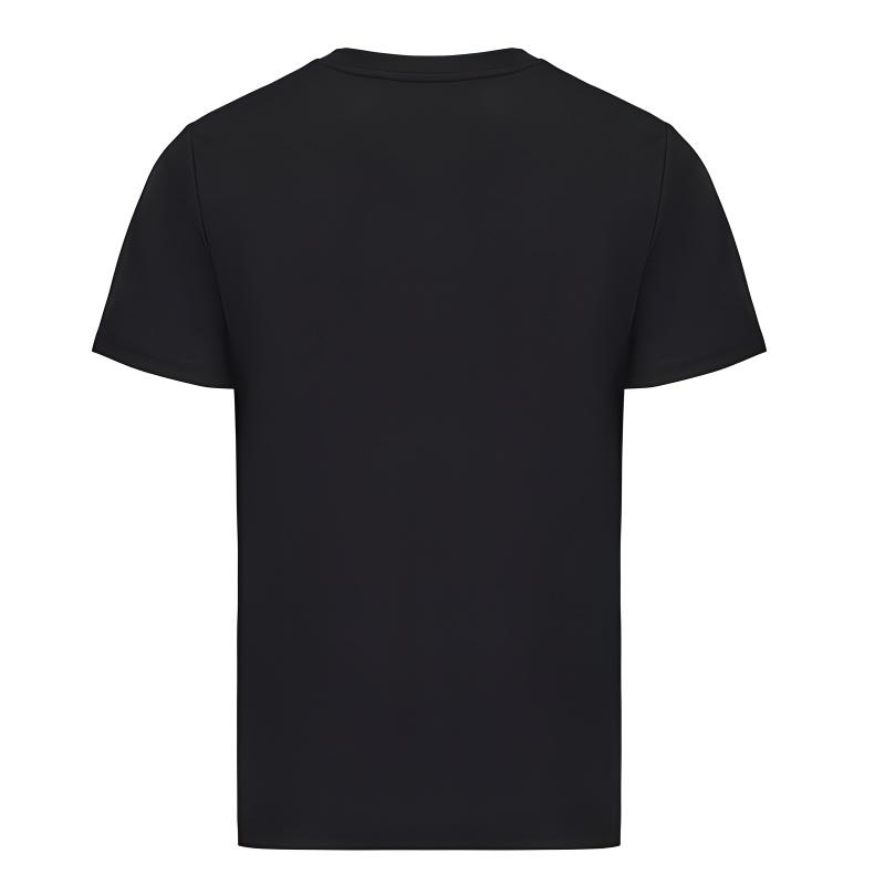Adidas Comfortable Breathable Quick-Dry Classic Crew Neck Three Stripes Short Sleeve T-Shirt Men Tops Black BXWTTS01-BB