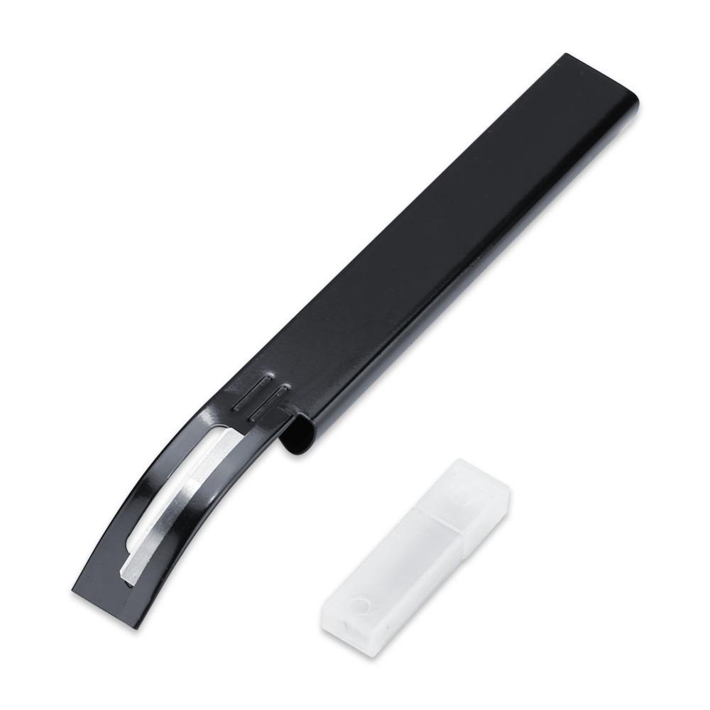 Practical Curved Blade Leather Skiving Tool Sharp Edge Durable Leather Thinning Tool Manual Use Handmade Skiving Tool Diy Making чёрный