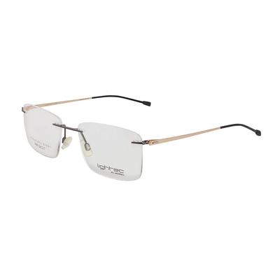 Lightec By Morel 7775L 54-17 GD 008 Montura de Gafas Dorada Chapada en Oro Diseño Sin Tornillos JL155424956482