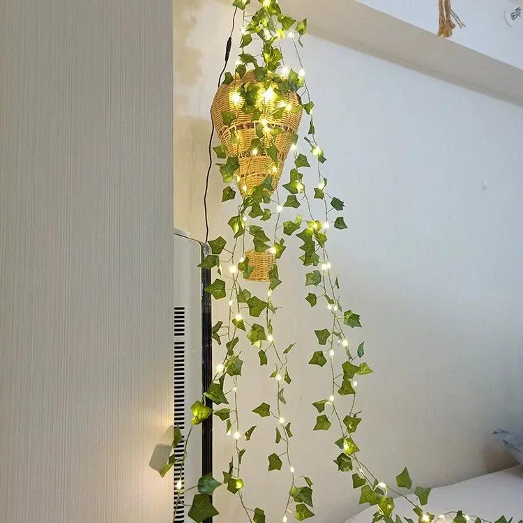Artificial Sunflower Plant Festoon LED String Light Wedding Holiday Garland Lamp for Outdoor Garden Home Camping Room Decoration