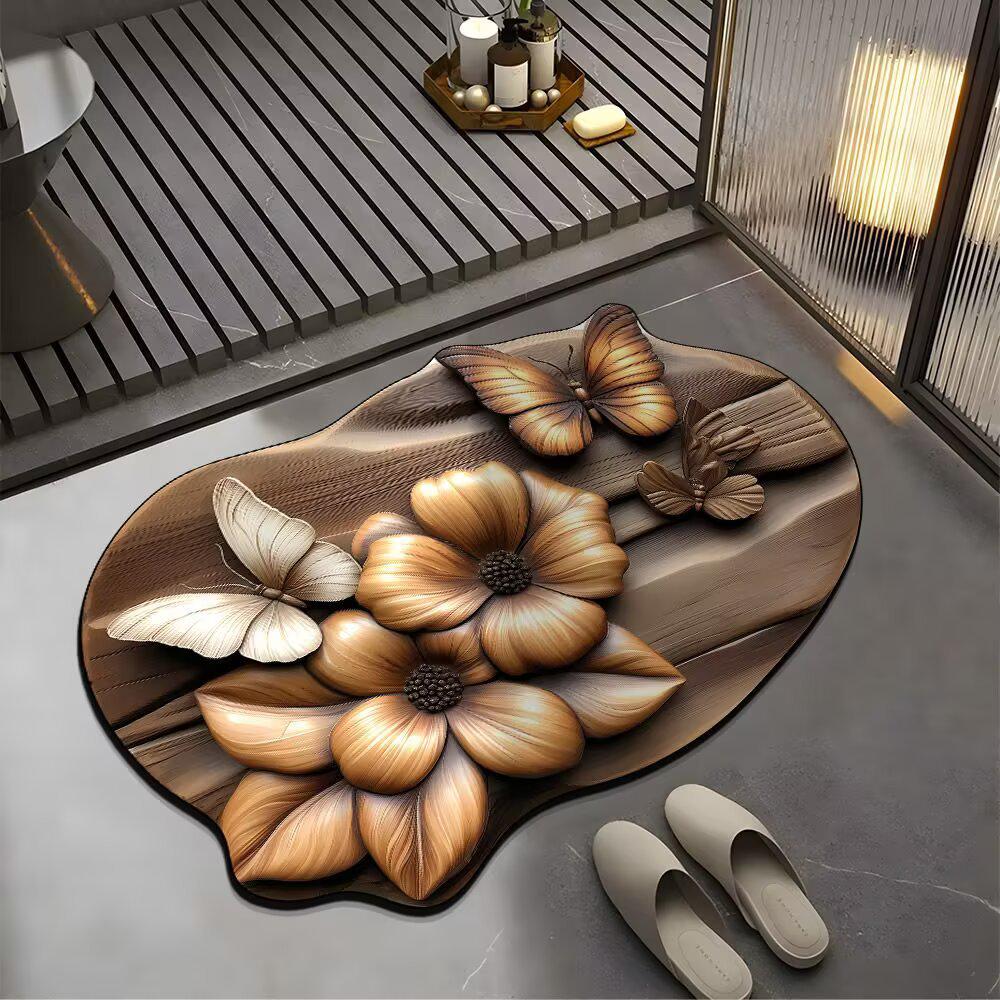 Diatom Mud Stain-Resistant Quick-Dry Bathroom Mat