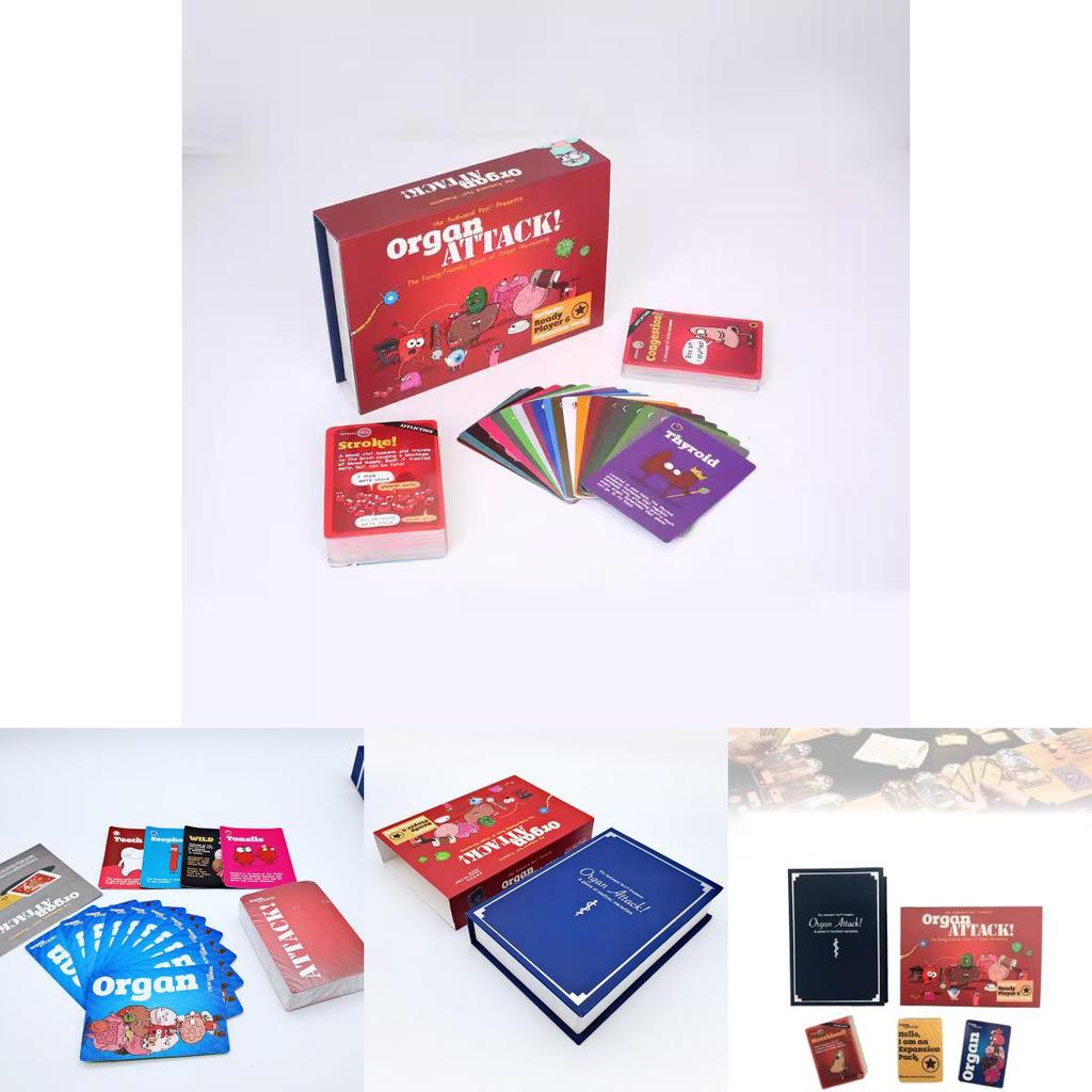 Pútavá útok orgánov Plná anglická útok orgánov človeka Stolová hra pre spoločenské stretnutia
