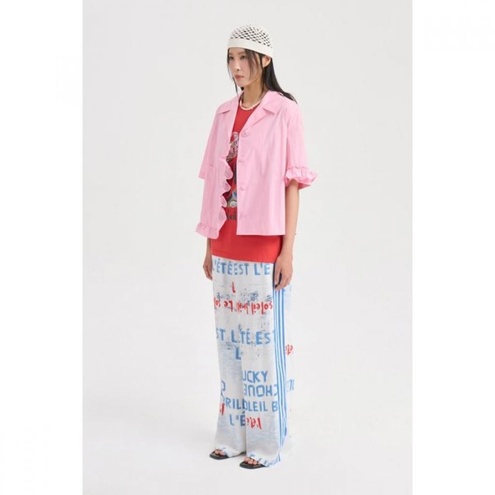 Lucky Chouette Frill Point Short Sleeve Shirt Lqsam25100