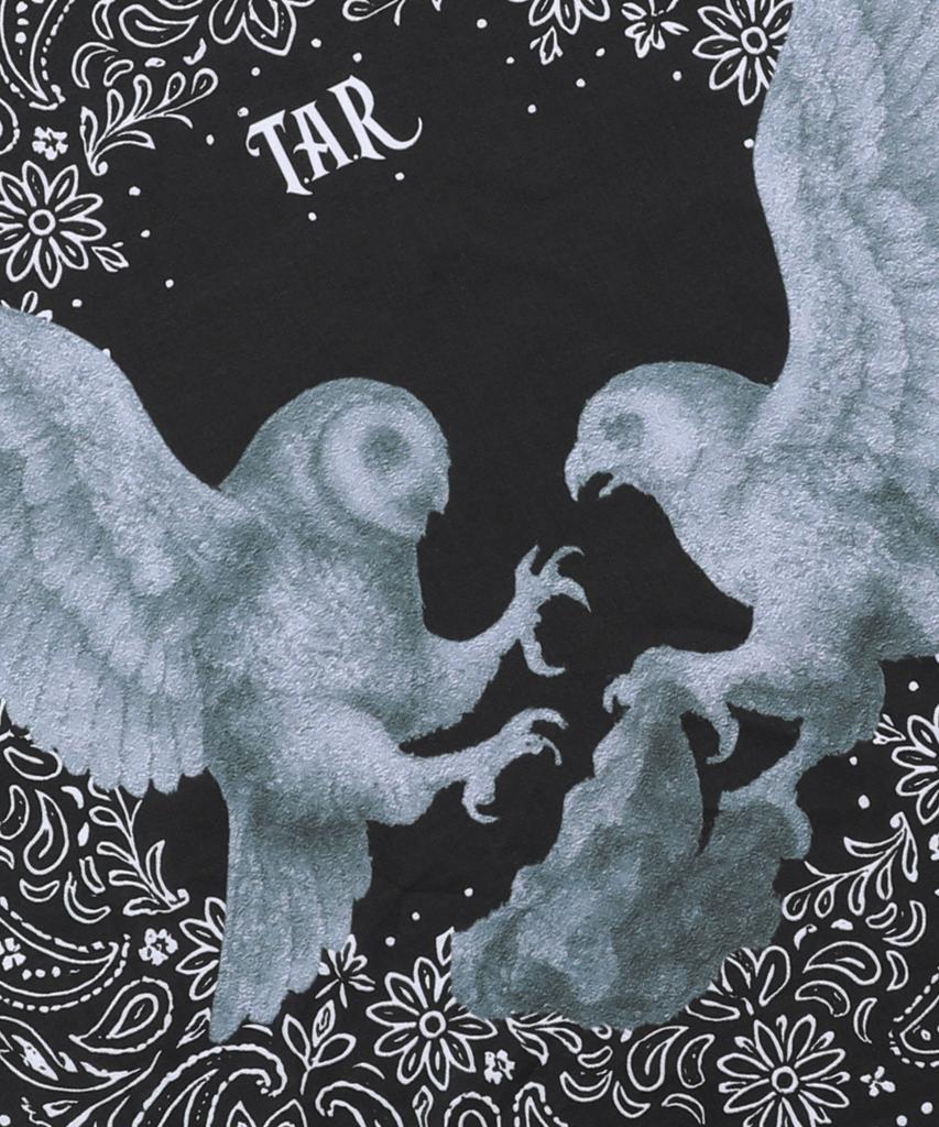 GLACK Gactar003 Feathers Vintage Bandana (Black)