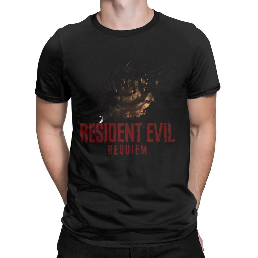 Unisex Leon S Kennedy Resident Evil 9 Requiem Printed TShirt Pure Cotton Clothing Women And Men Comfortable Tshirts
