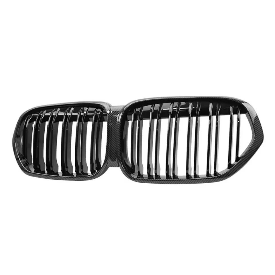 Compatible Black Chrome Kidney Grille for 2020-2022 BMW X1 F48/F49