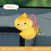 Xiao Fu Lu Car Reclining Figurine, Car Center Console Display Screen, Desktop Decoration, Office Desktop Ornament