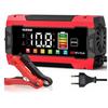 12V Battery Charger - 10A - Compatible LiFePO4 &; Lead-acid - Automatic Repair - Maintenance Mode