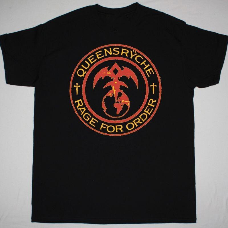 QUEENSRYCHE RAGE FOR ORDER Baumwolle Alle Größen Schwarz Unisex T-Shirt TR174