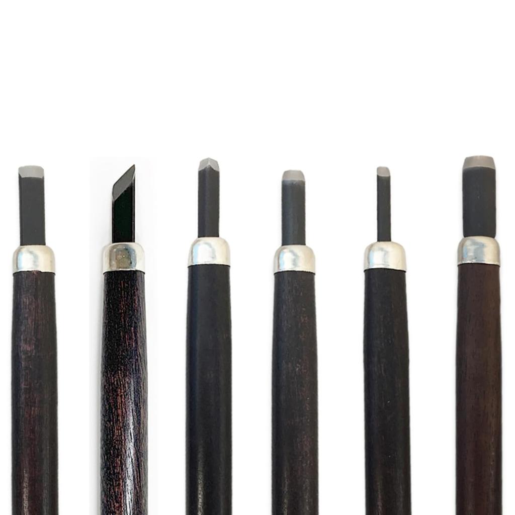 Yoshiharu Carving Polystyrene Case with Set of Knives, Barrel, Left-Handed, 6, HP-6L