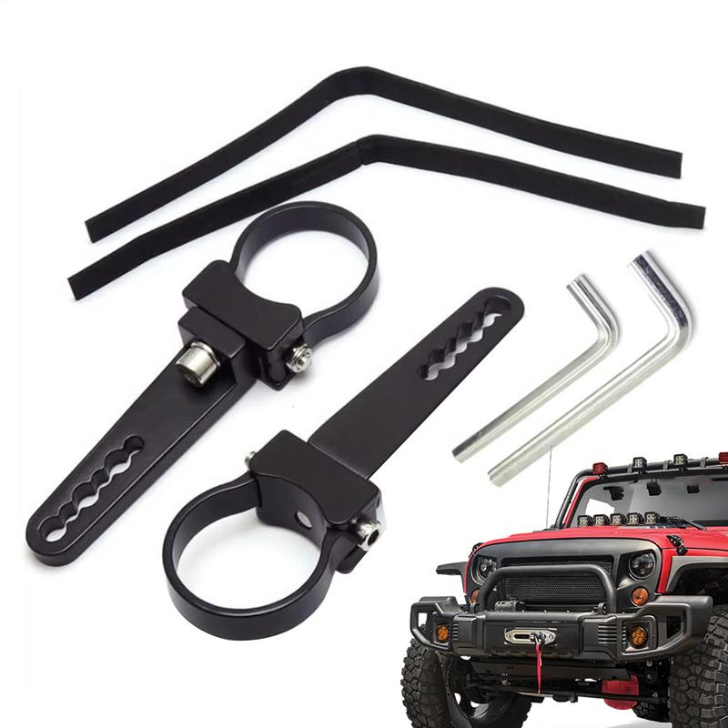 Mounting Brackets For LED Lights LED Light Mounting Bracket 2 Pieces Roll Cage Holder Adjustable Car Accessories Heavy Duty Tube