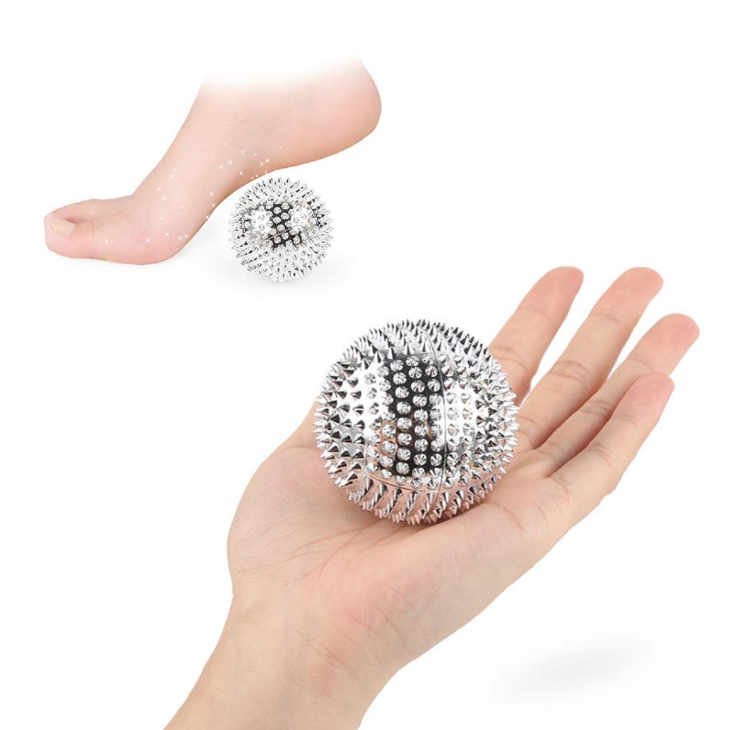 2 stücke Massage Ball mit Nadeln Akupressur Aktive Massager Spiky Harte Massage Werkzeug für Hand Fuß