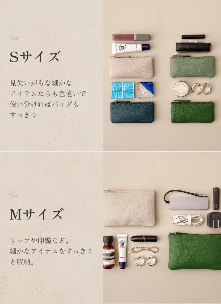 [LIB] A5-Flache Tasche, Wasserabweisendes Originalleder, Echtes Rindsleder, Unisex, Groß, Ohne Bodenfalte, YKK Reißverschluss (Schwarzes Loch)