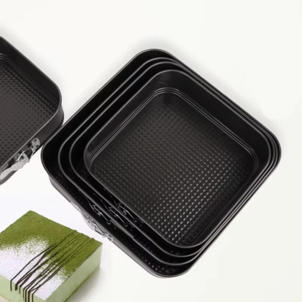 Non-Stick Baking Tray Removable Bottom Tiramisu Mold Kitchen Accessories Square Cake Pan  Bread