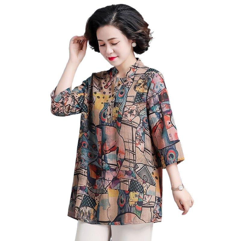 Dámská letní košile větší velikosti