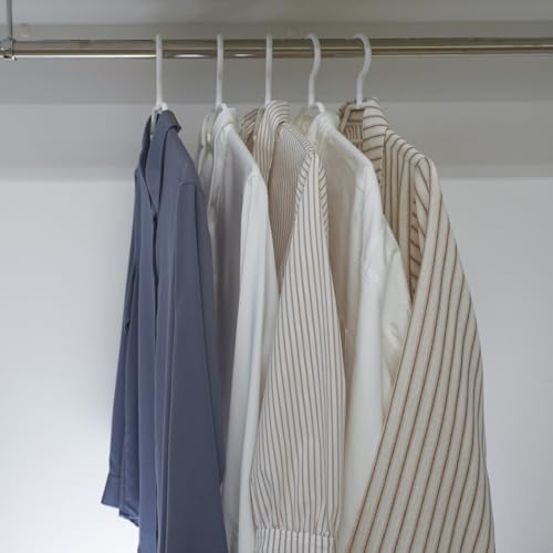 Shinkohanger MonoCloset Shirt Hangers, Set of 5, White