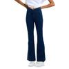 Women's Faux Denim Sports Yoga Pants High Waisted Tummy Tucking Hip Lifting Outfit Fitness Casual Pants