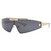 Versace Grey Shield Ladies Sunglasses Ve2265 100287 44