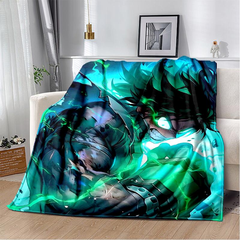 29 Style My Hero Academia Deku Bakugou Cartoon Anime Soft Flannel Blankets,Throw Blanket Comfortable for Beds Sofa Home Bedroom