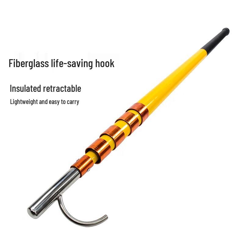 Shun an Liandun Telescopic Fiberglass Rescue Hook Pole One Size