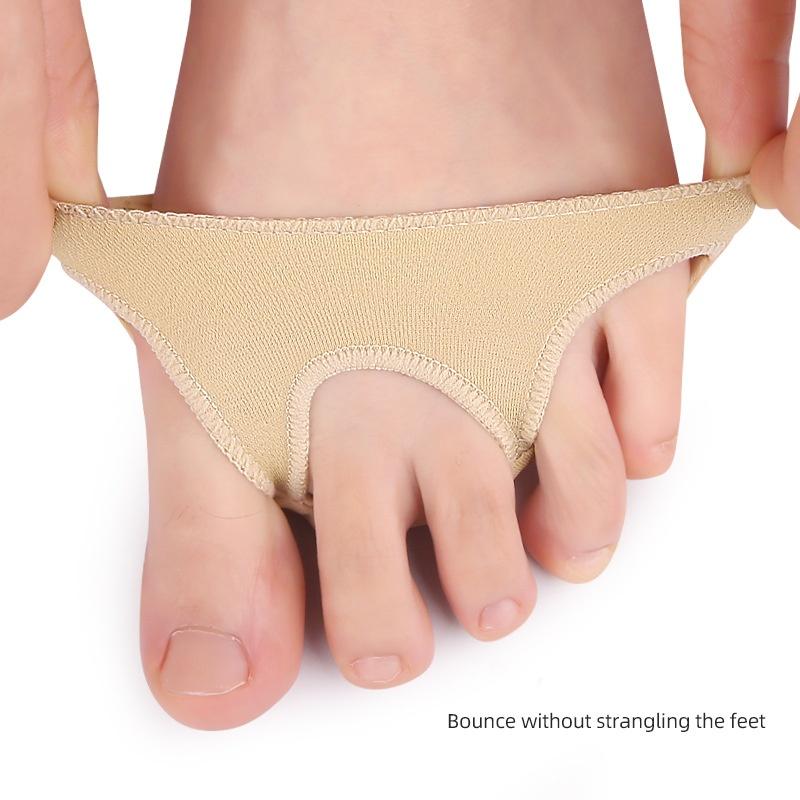 Forefoot Pad Lycra Fabric Toe Care Silicone Anti-slip Pads