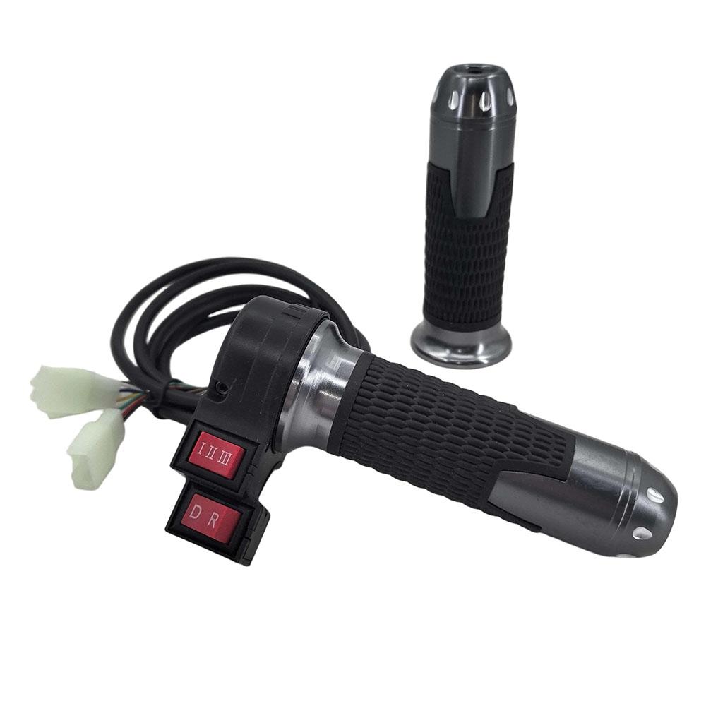 Handlebar Grips Three-speed Turn Handle Throttle Accelerator With Reverse Gear for Electric Mini ATV Scooter чёрный