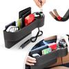 Autositz-Lücken-Leder-Organizer, Mehrzweck-Aufbewahrungsbox, Sitzspaltentasche, Mittelkonsole, Dual-USB-Ladegerät, Autospannung
