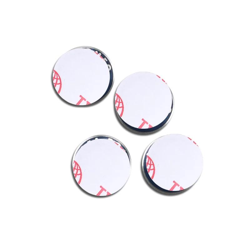 Car Stickers For Alfa Romeo 14mm Aluminium Metal Car Styling Remote Key Stickers For Alfa Romeo 156 159 147 4C 8C 166 Giulia Giu