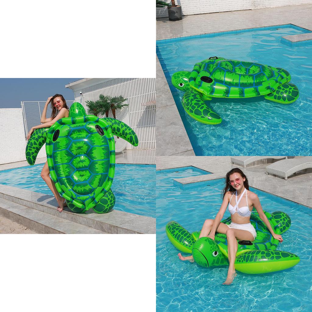 Aufblasbarer Kaktus Schwimmring für Erwachsene Wasserliege Schwimmtier Riesiger Fahr-auf Randlos Exklusiv