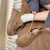 Casual Boken shoes spring new retro British style small platform single shoes