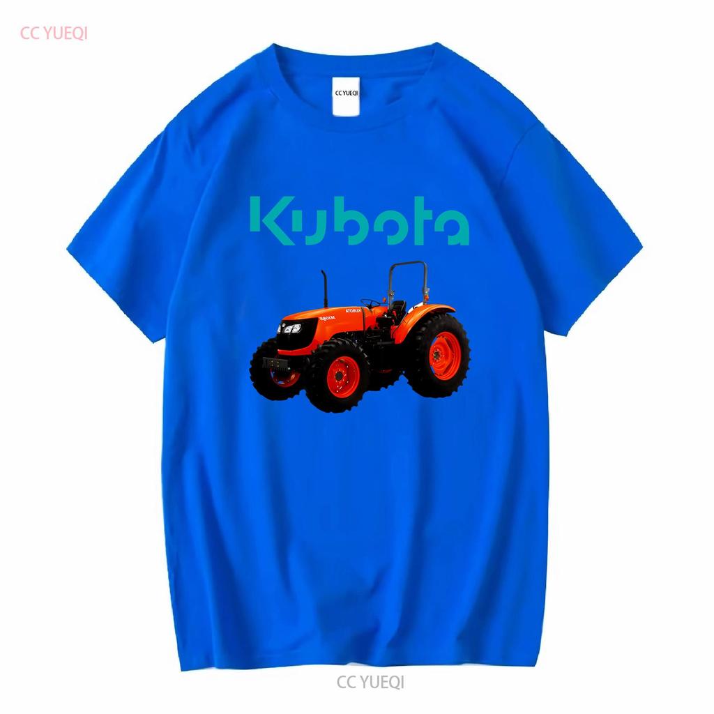 Kubota Tractor Farm Logo Mens Black T Shirt Size S To 3XL Vintage Washed Stylish Casual Designer Clothes Soft