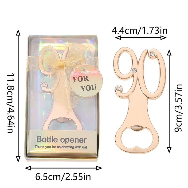 

Digital Bottle Opener, Zinc Alloy Beer Bottle Opener, Small Gifts for Wedding and Birthday Parties 90