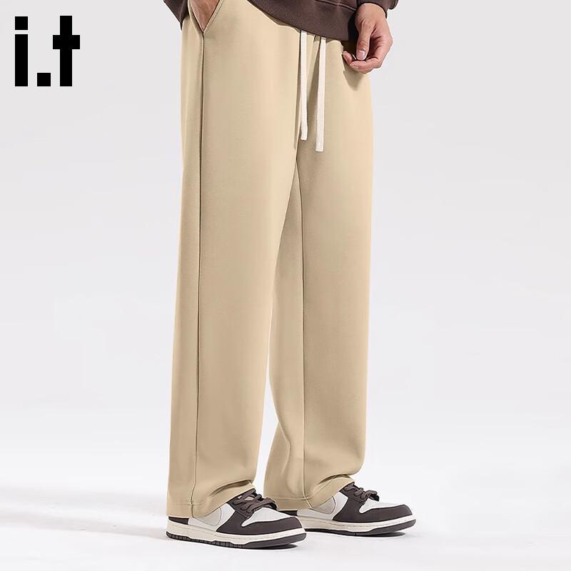 Fingercroxxit Men's Heavyweight Straight-Leg Casual Pants