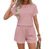 European & American Casual Women's Short Sleeve Shorts Set (2026 Edition)