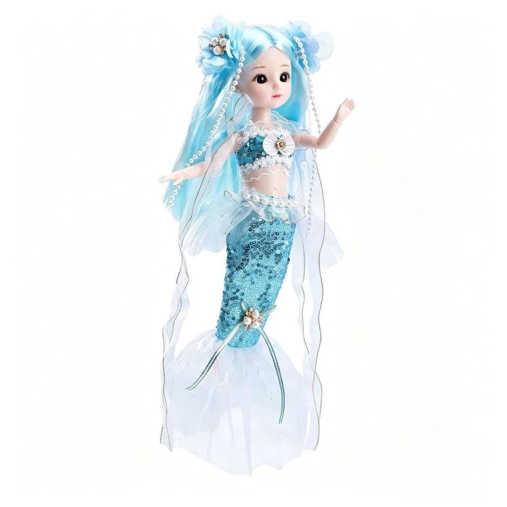 Play House Mermaid Princess Toy Sequined Movable Mermaid Mermaid Doll Birthday Gift