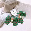 Bells Santa Claus Kids Hair Band Christmas Hair Ring Bow Rubber Band Christmas Hair Rope