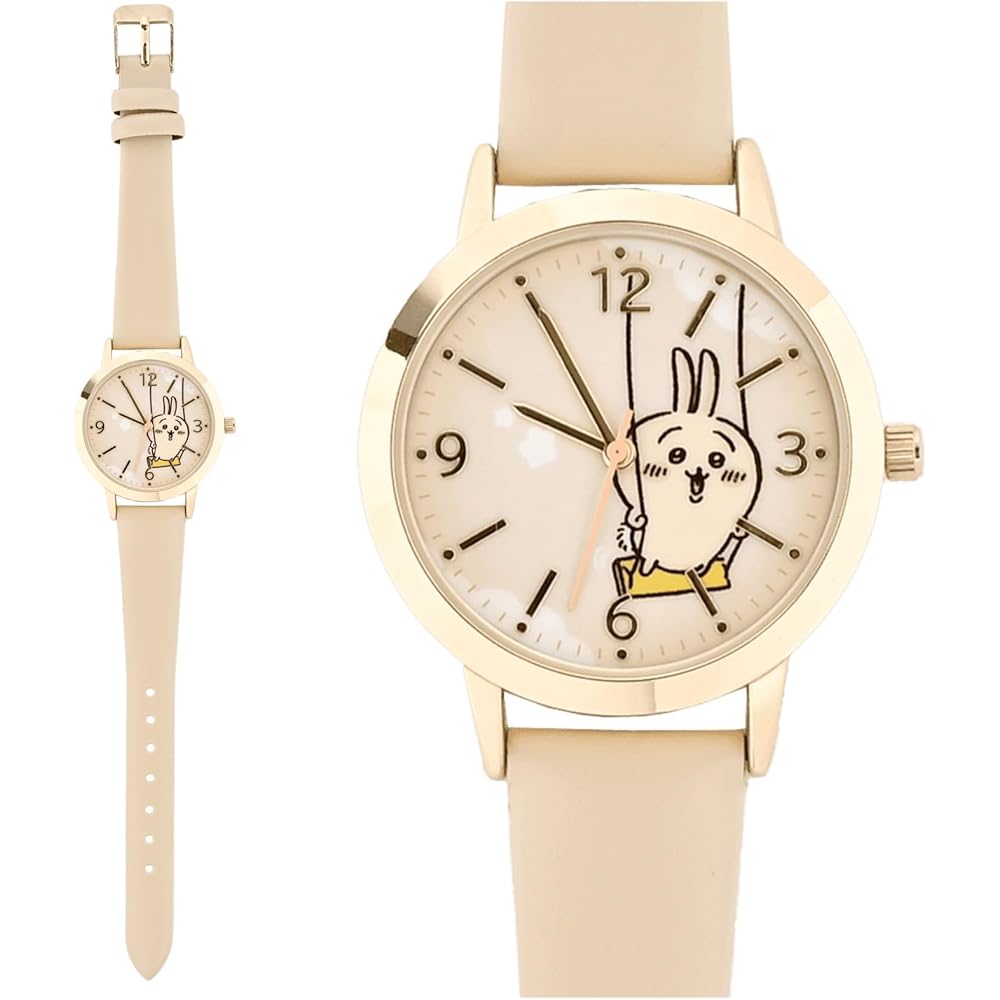 Fieldwork Analog Watch Women s Ivory Rabbit Leather Strap CKW002-3