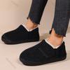 Fashion Winter Slippers for Women Outdoor Fashion Casual Warm Fluffy Slippers Indoor Plush Flat Bottom Women's Shoes Slip On Warm Slides