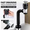 Universal Sink Drain Pipe Set Retractable Deodorant Sewer Drainage Water Hose Bathroom Kitchen Wash Basin Drainer Accessories