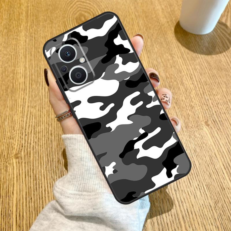 Armee Tarnmuster Tarnung Hülle Für OPPO Reno 7 8 Lite 14 F 13F 12F 11F 13 12 11 10 Pro OPPO Find X9 X8 X6 X5 Pro Hülle